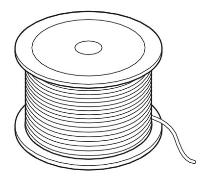 Afbeelding van Arti Teq Perlondraad op rol diameter 2mm lengte 100 mtr type 9.4404 art.nr. 2248