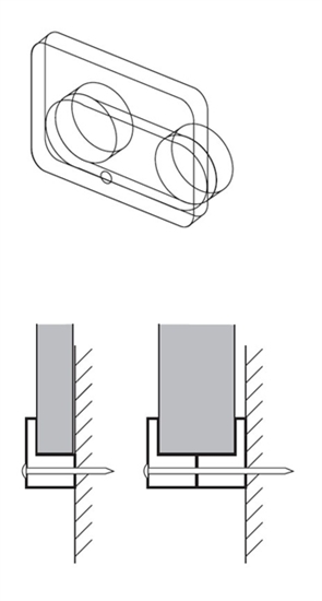 Afbeelding van Glasplaatklem transparant kunststof. Dikte tot 2,5mm 100 stuks art.nr. 1070