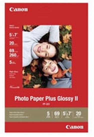 Afbeelding van Canon Plus PP-201 Glossy 20 vel 5x7inch 260 gr 2311B018 art.nr. 2426276