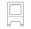 Afbeelding van Foam-board hanger extra. Verpakt per 10 stuks art.nr. 7522