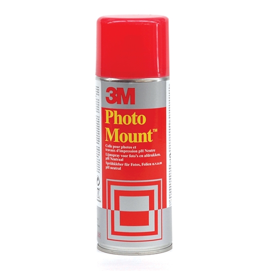 Afbeelding van 3M Photo Mount spuitbus 400 ml kleefstof permanent art.nr. 50360