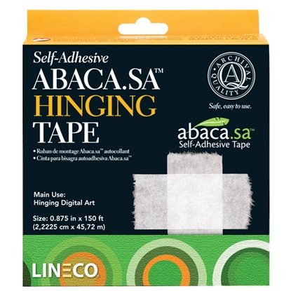 Afbeelding van Lineco Abaca papieren plakband 22mm x 45,7mtr art.nr. 1134467