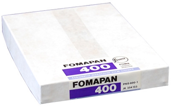 Afbeelding van Fomapan 400 vlakfilm zwartwit 4x5 inch 25 vel art.nr. 56967