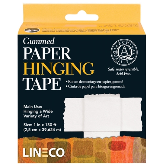 Afbeelding van Lineco Gompapier 25mm x 39,6mtr art.nr. 81306