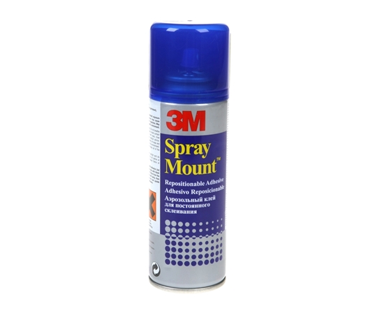 Afbeelding van 3M spuitbus Photo Mount 400 ml kleefstof herpositioneerbare lijmspray art.nr. 10016