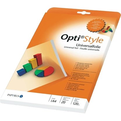 Afbeelding van Papyrus Opti Style Transparant film A4 inkjet 20 vel art.nr. 18339