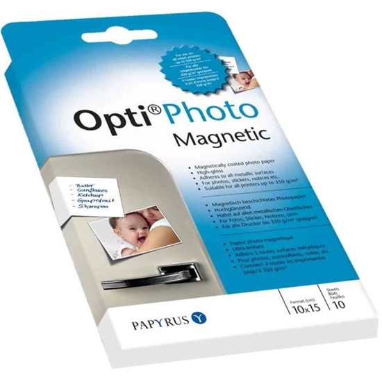 Afbeelding van Opti Photo Magnetic 10x15cm 10 vel Glans 350gr. art.nr. 94456