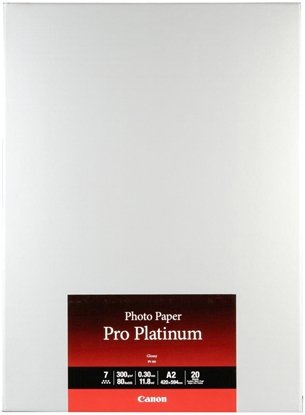 Afbeelding van Canon PT-101 Pro Platinum Photo Paper High Gloss A2 20 vel 300gr art.nr. 96356