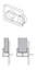 Afbeelding van Glasplaatklem transparant kunststof. Dikte tot 1,5mm 100 stuks art.nr. 2491