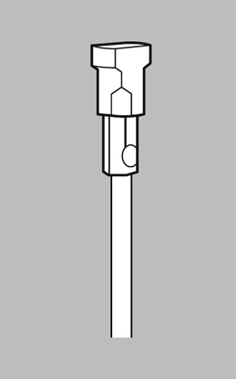 Afbeelding van ArtiTeq Perlondraad met Twister 2mm type 9.23300 lengte 300 cm art.nr. 3614