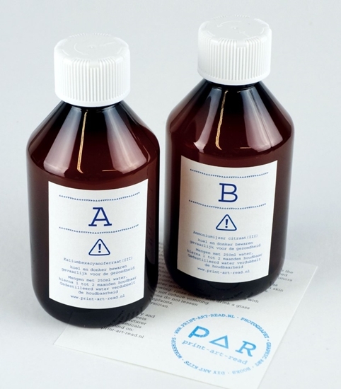 PAR Cyanotype kit navulling 2 x 250 ml