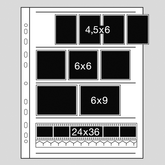 Kaiser negatiefbladen 6x6 pergamijn 100 vel