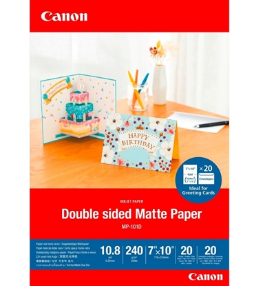 Canon MP-101 D Dubbelzijdig Mat Papier 178x254mm 20 vel + 20 verzend enveloppen