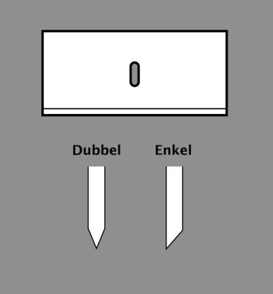  Logan passepartout snijmesjes voor o.a. type 450-1 50 stuks