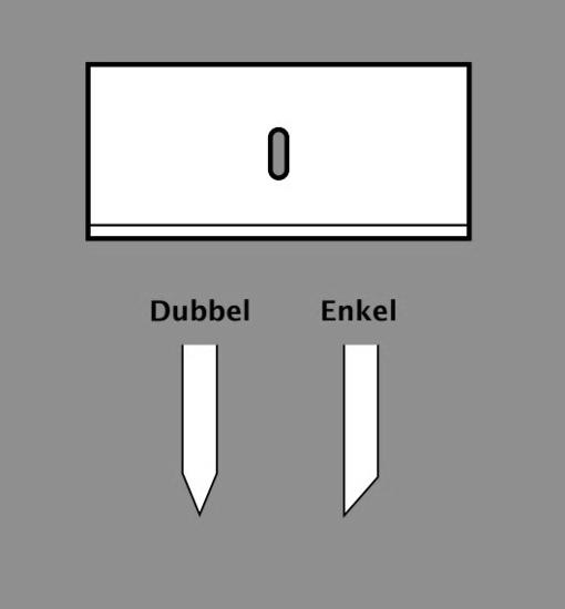  Logan passepartout snijmesjes voor o.a. type 450-1 50 stuks