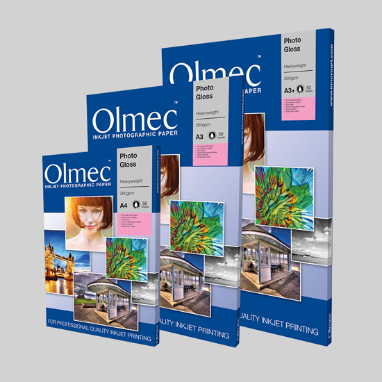 Olmec Inkjet A3+ Heavyweight Gloss 260 gr. 400 vel