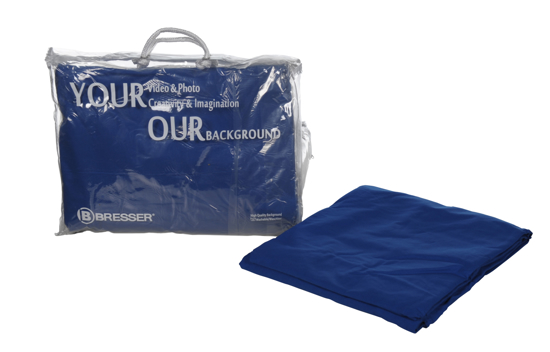 BRESSER Y-9 Achtergrond Doek 3x4m Chromakey Blauw_1